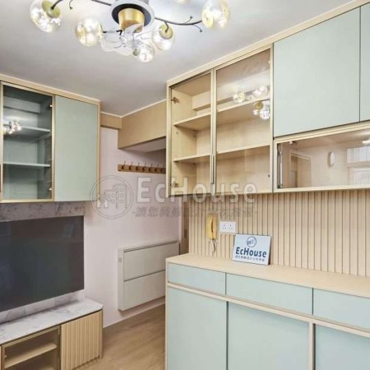 筲箕灣愛蝶灣 全屋傢俬及裝修套餐（含訂造傢俬、地磚、木門、燈具及泥水木工物料）｜私樓裝修
