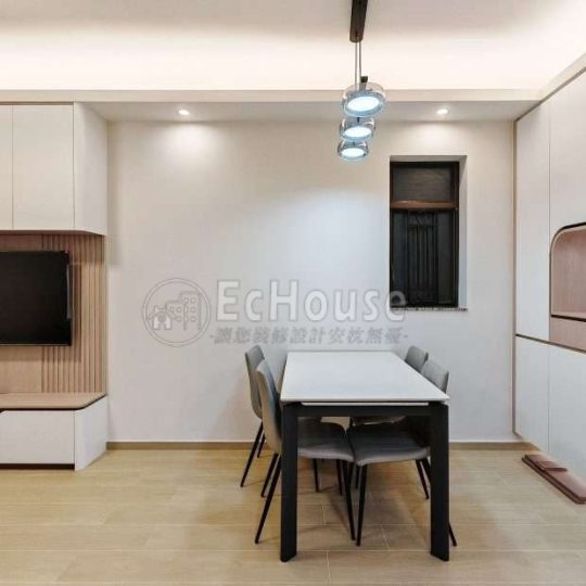 荔枝角昇悅居 全屋傢俬及裝修套餐（含訂造傢俬、地磚、木門、燈具及泥水木工物料）｜私樓裝修