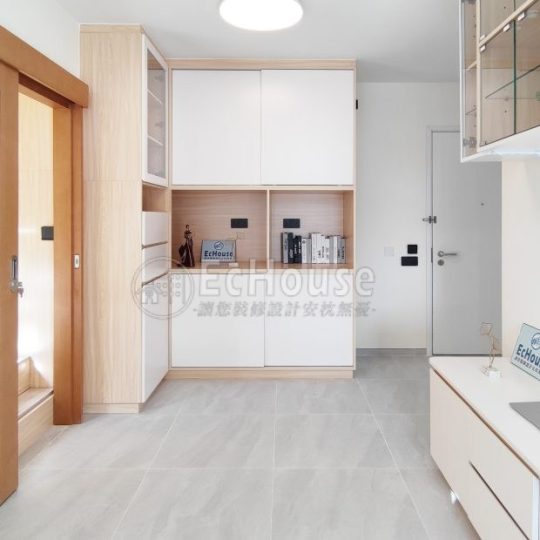 觀塘彩興苑 全屋傢俬及裝修套餐（含訂造傢俬、地磚、木門、燈具及泥水木工物料）｜居屋裝修