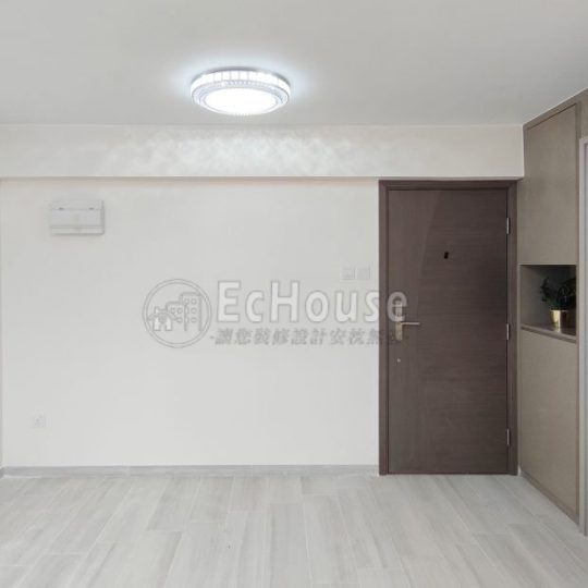鴨脷洲利東邨 全屋傢俬及裝修套餐（含訂造傢俬、地磚、木門、燈具及泥水木工物料）｜公屋裝修
