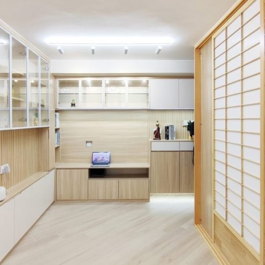 寶琳邨 全屋傢俬及裝修套餐（含訂造傢俬、地磚、木門、燈具及泥水木工物料）｜公屋裝修